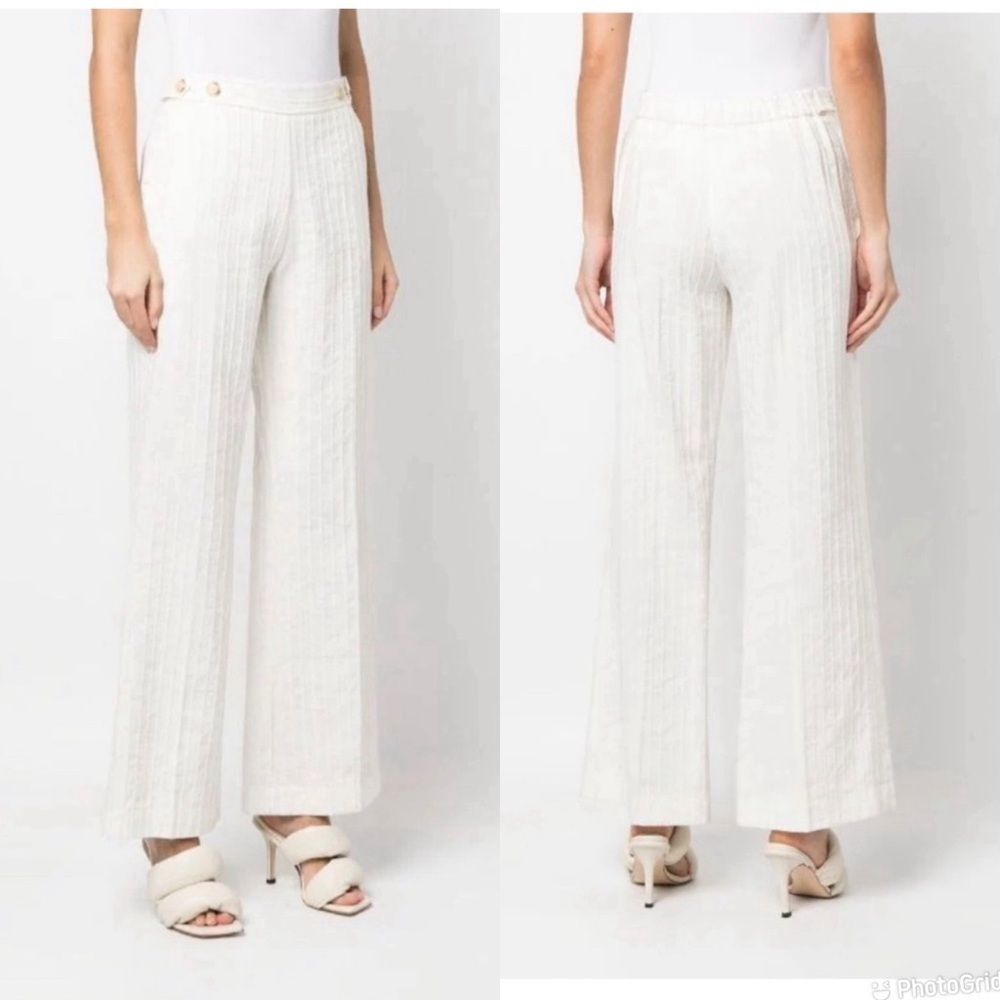 Forte Forte bouclé flared trousers